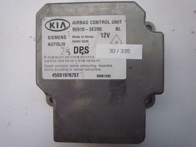 30-335 Centralina Airbag Siemens 95910-3E200 959103E200 5WK4 3245 DPS   KIA  SORENTO