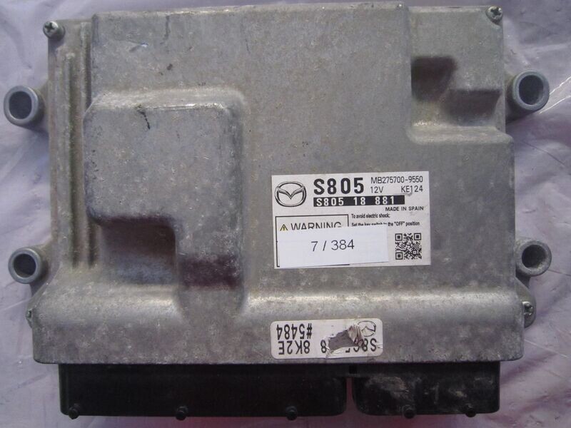 7-384 Centralina Motore Mazda S805 18 881 S80518881 MB275700-9550 KE124   MAZDA Diesel CX 30