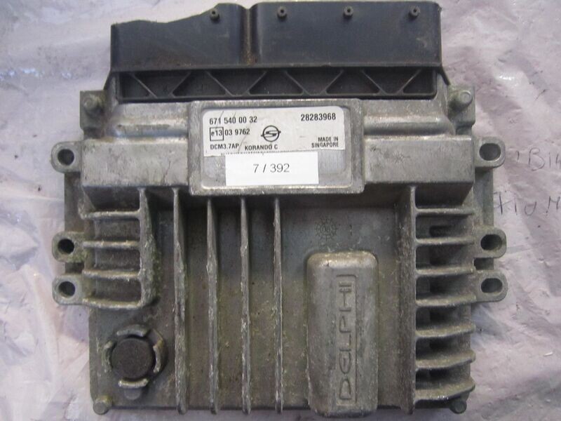 7-392 Centralina Motore Delphi 28283968   671 540 00 32 DCM3.7AP   SSANGYONG Diesel KORANDO