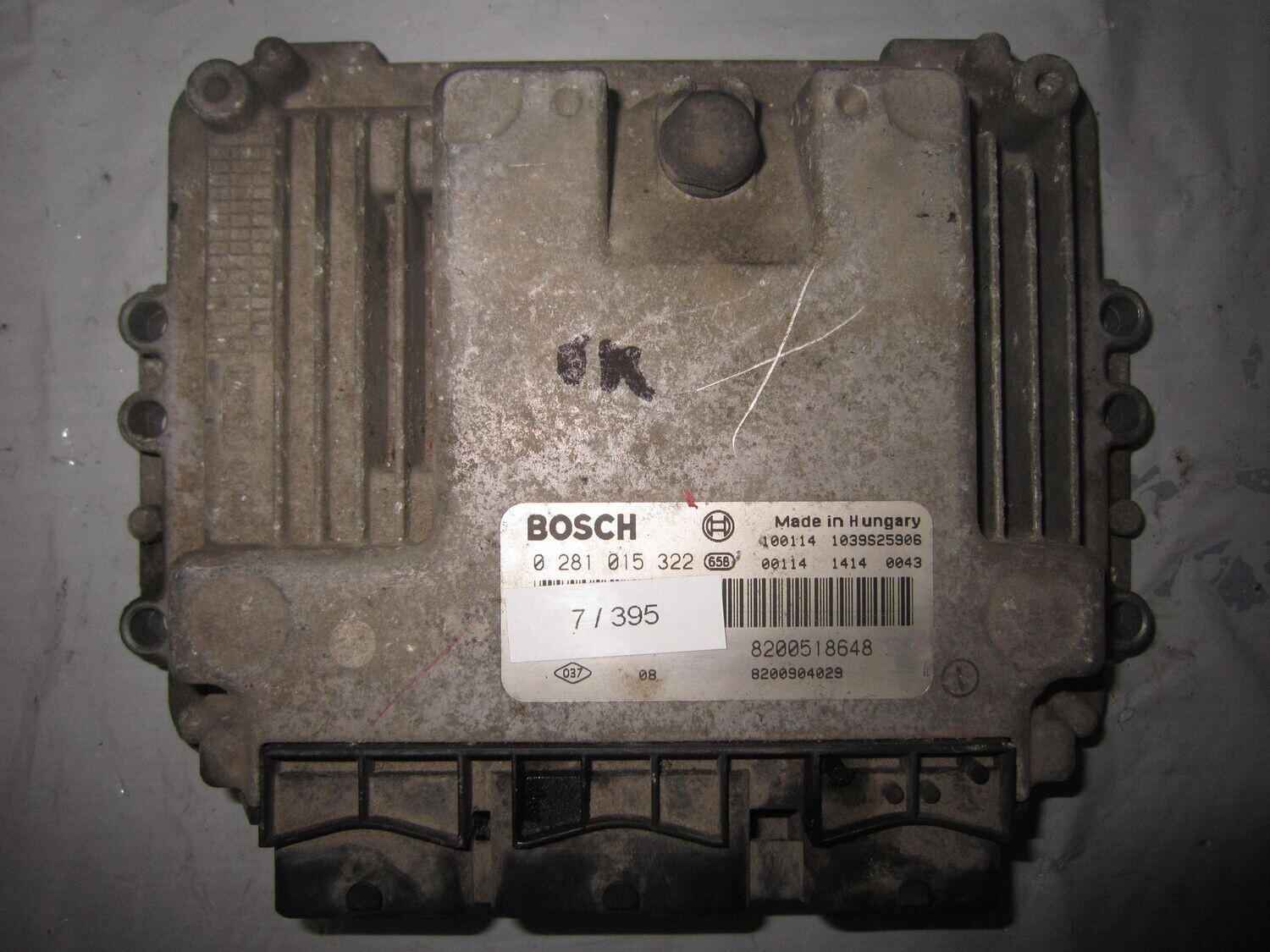 7-395 Centralina Motore Bosch 0 281 015 322 0281015322 8200518648 8200904029   SUZUKI Diesel GRAND VITARA