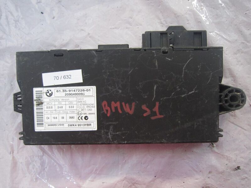 70-632 Centralina Modulo Confort Siemens 5WK4 9513YBR 5WK49513YBR 61.35-9147195-01 CAS 3 2090490095  BMW  SERIE 3