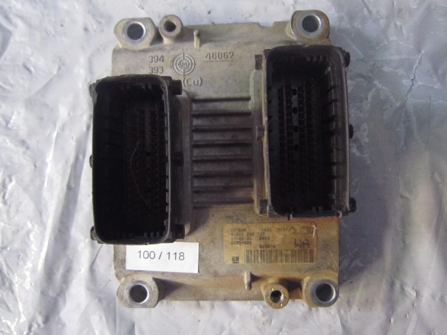 100-118 Centralina Motore Bosch 0 261 208 397 0261208397 55354326 1039S10567   OPEL BENZINA CORSA