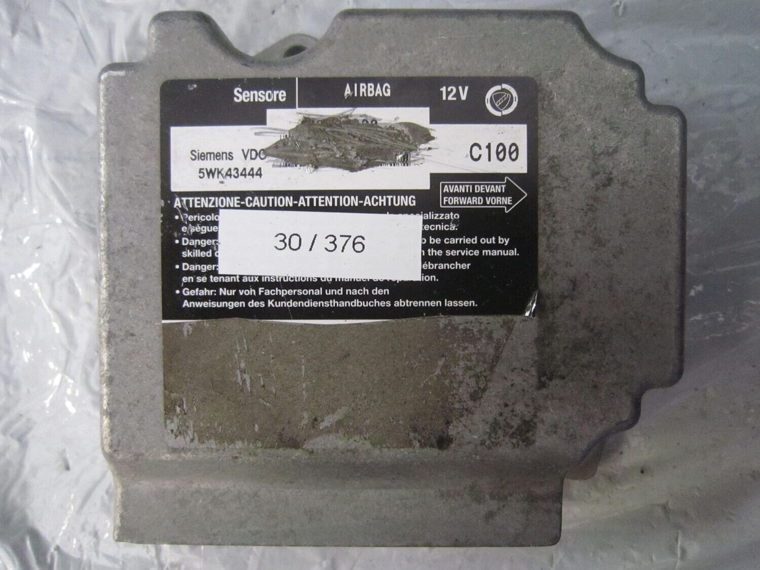 30-376 Centralina Airbag Siemens 5WK43444       ALFA ROMEO  GT