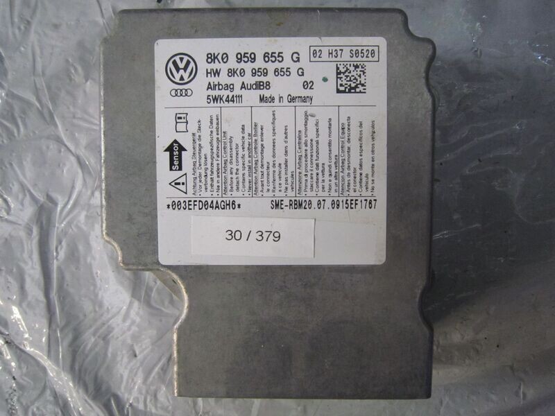 30-379 Centralina Airbag Sme 5WK44111   8K0 959 655 G    AUDI  VARIE