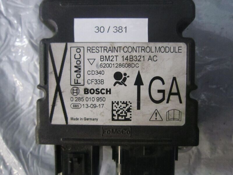 30-381 Centralina Airbag Bosch 0 285 010 950 0285010950 BM2T 14B321 AC    FORD  S-MAX