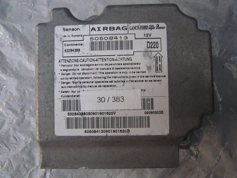 30-383 Centralina Airbag Continental 50508413   D220 53284388   ALFA ROMEO  MITO