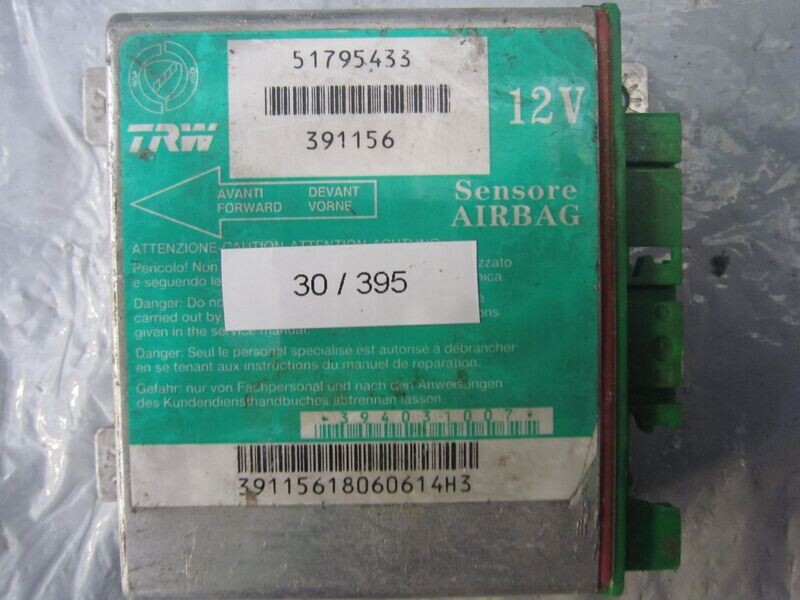 30-395 Centralina Airbag Trw 51795433   391156    FIAT  PUNTO