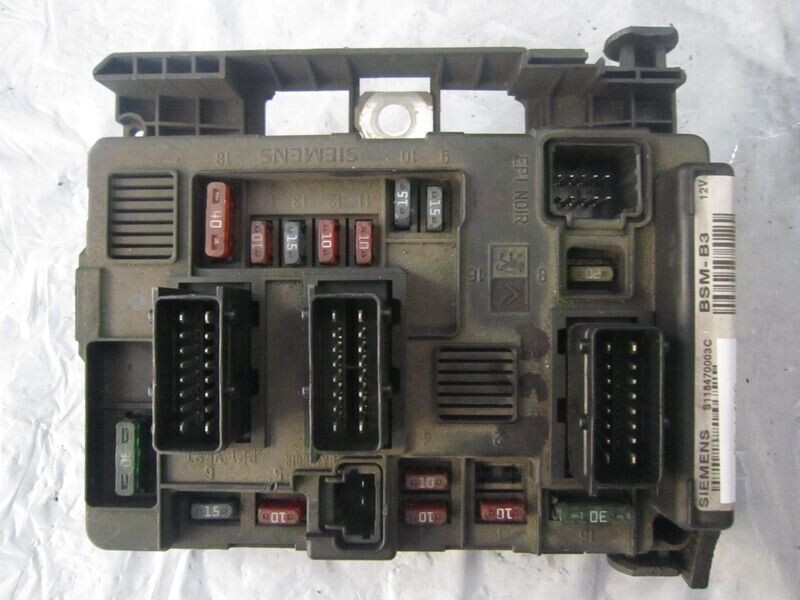 50-499 Body Computer Siemens T118470003 C T118470003C BSM -B3 9643498880-00    CITROEN / PEUGEOT  C 2