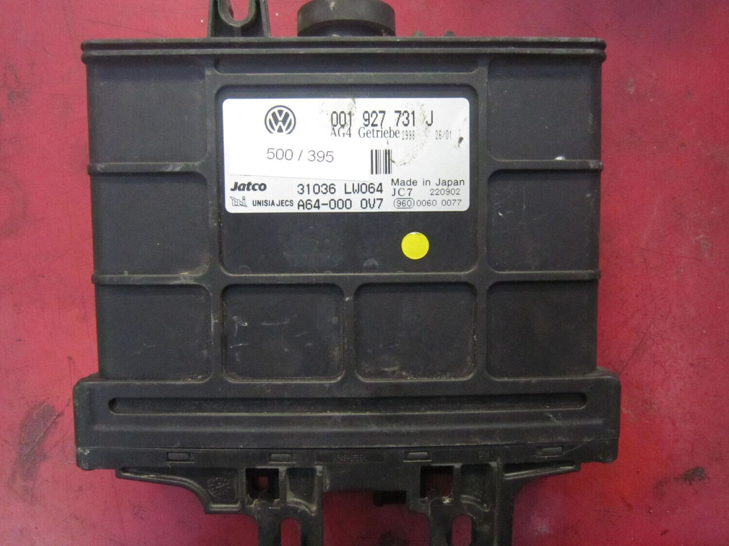 500-395 Centralina Cambio Automatico Jatco 001 927 731 J 001927731J 31036 LW064 A64-000 0V7   VOLKSWAGEN  VARIE