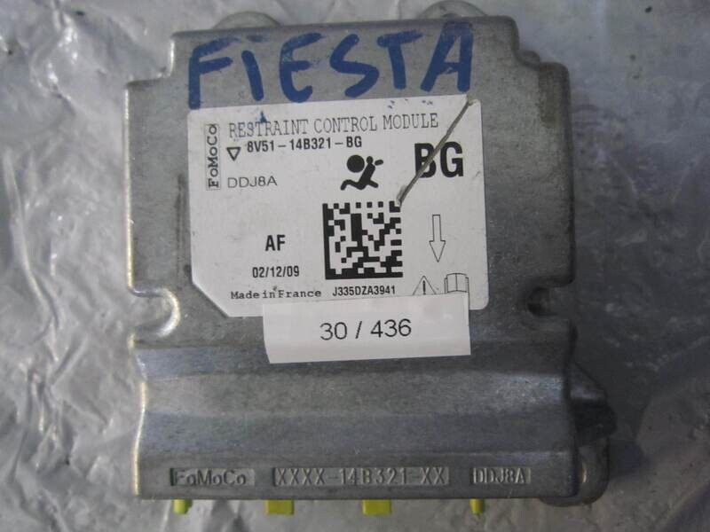 30-436 Centralina Airbag Fomoco 8V51-14B321-BG 8V5114B321BG DDJ8A BG   FORD  FIESTA