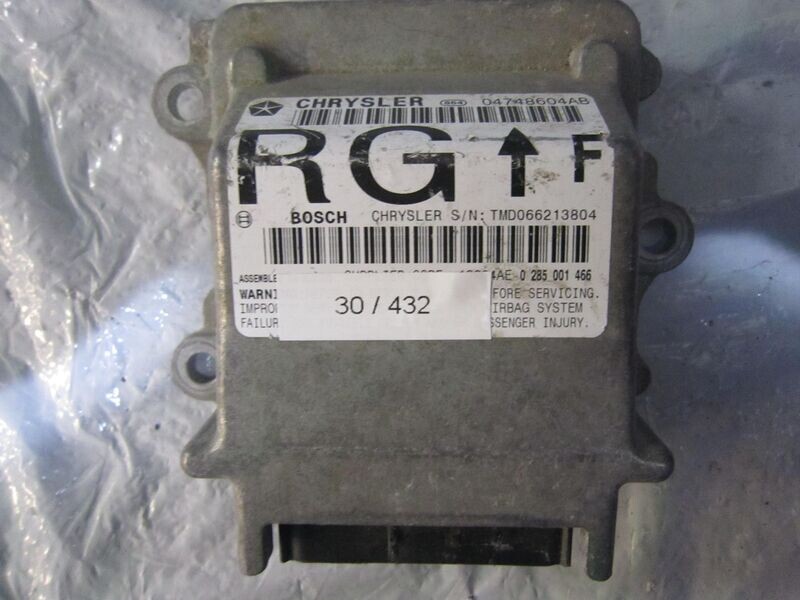 30-432 Centralina Airbag Bosch 0 285 001 466 0285001466 04748604AB RG   CHRYSLER  VOYAGER