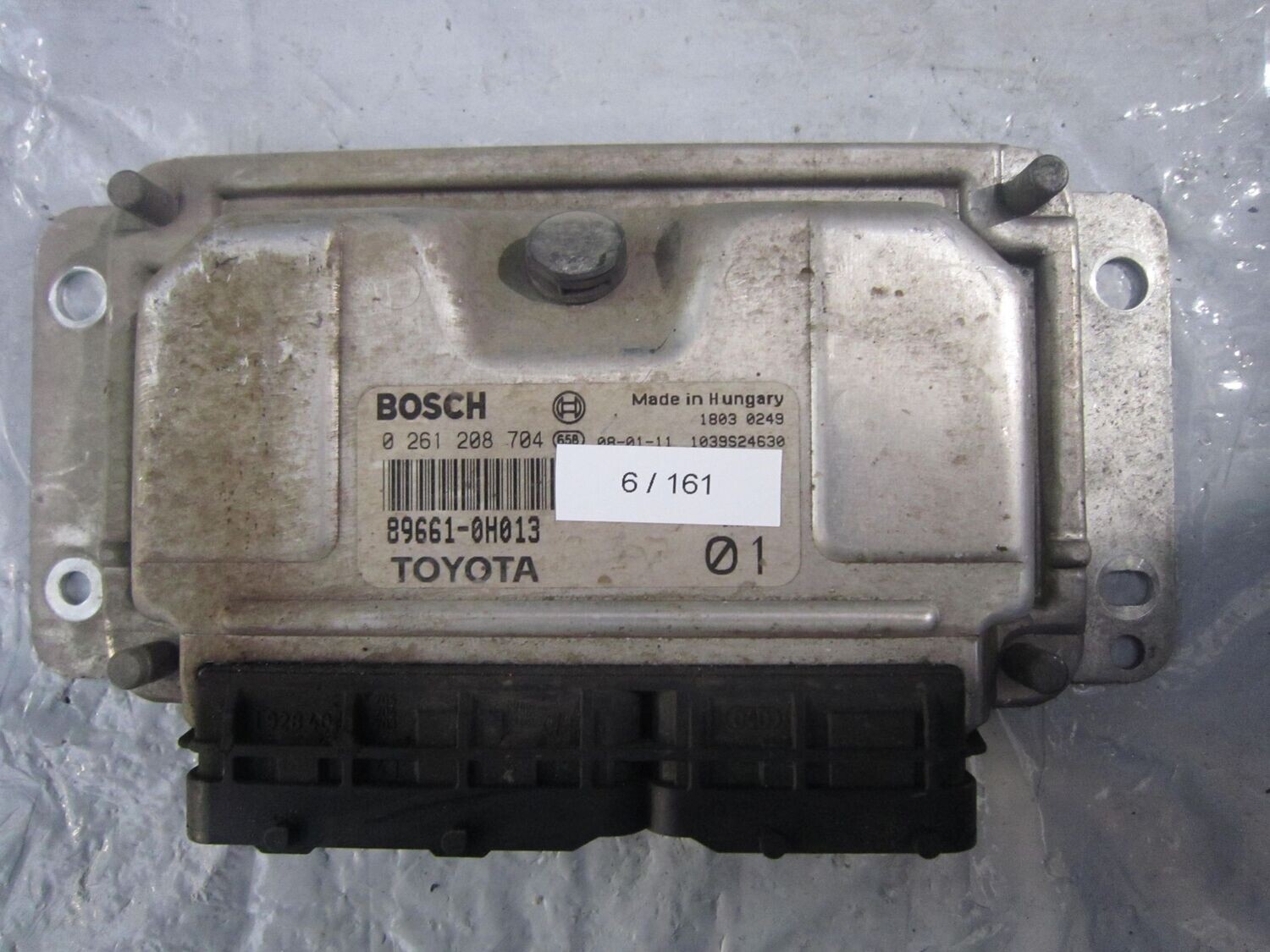 6-161 Centralina Motore Bosch 0 261 208 704 0261208704 89661 0H013 1039S24630   TOYOTA BENZINA AYGO