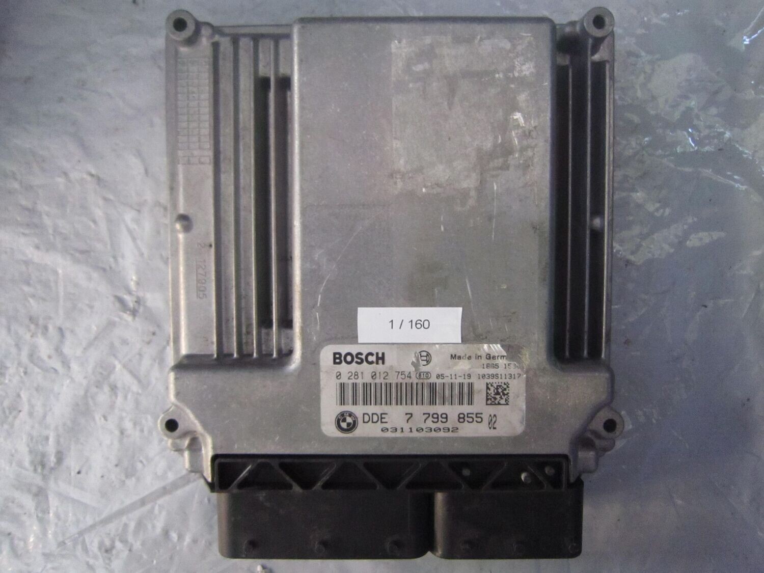 1-160 Centralina Motore Bosch 0 281 012 754 0281012754 7799855 1039S11317 DDE 7 799 855  BMW DIESEL SERIE 1