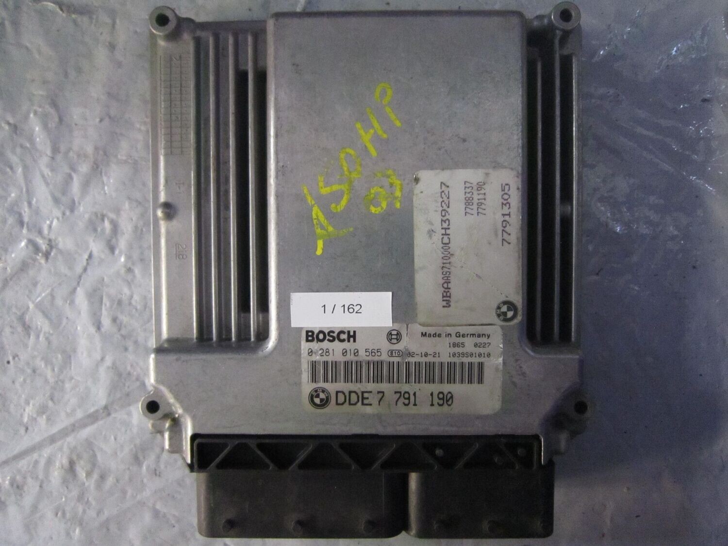 1-162 Centralina Motore Bosch 0 281 010 565 0281010565 7791305 1039S01010 DDE 7 791 190  BMW DIESEL SERIE 3