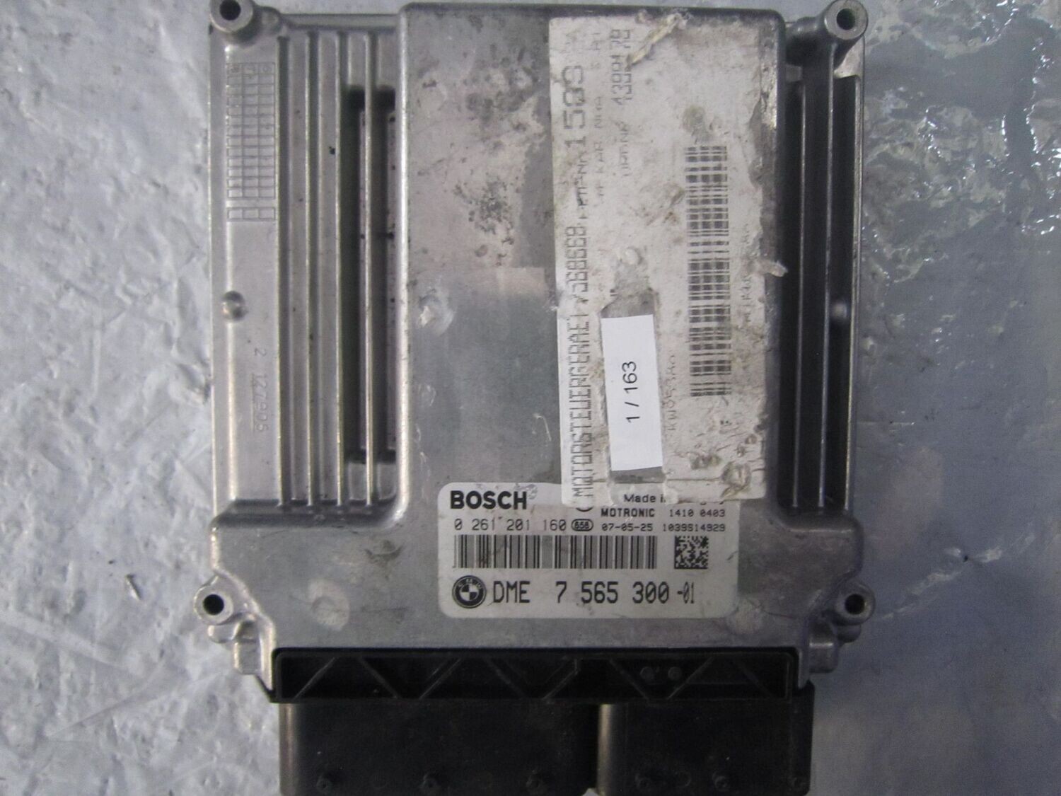 1-163 Centralina Motore Bosch 0 261 201 160 0261201160 7 565 300 1039S14929   BMW Benzina VARIE