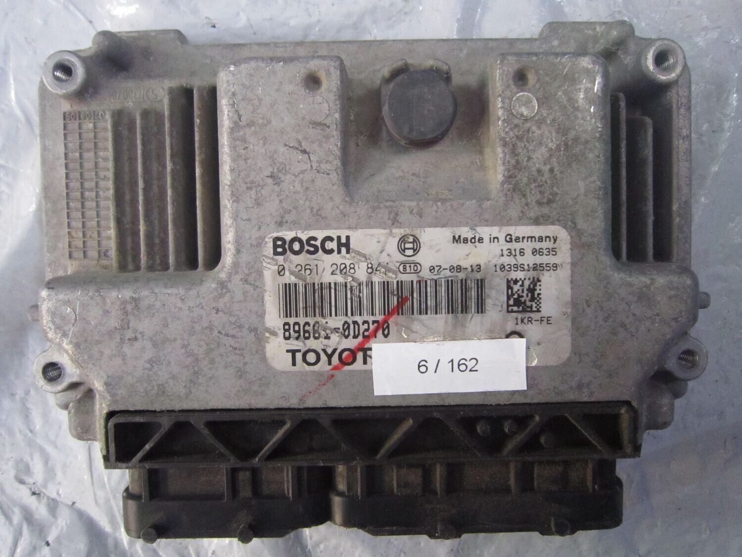 6-162 Centralina Motore Bosch 0 261 208 841 0261208841 89661 0D270 1039S12559   TOYOTA BENZINA YARIS