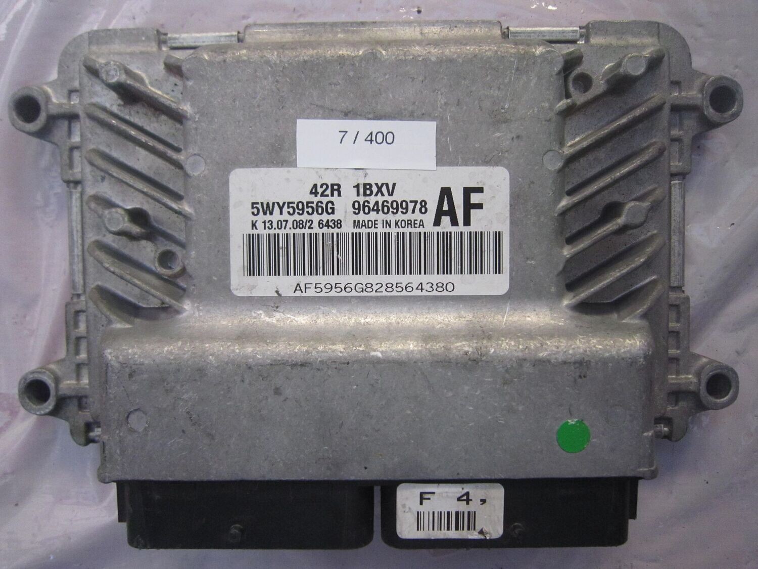 7-400 Centralina Motore Siemens 5WY5956G   96469978 42R 1BXV AF  CHEVROLET BENZINA AVEO