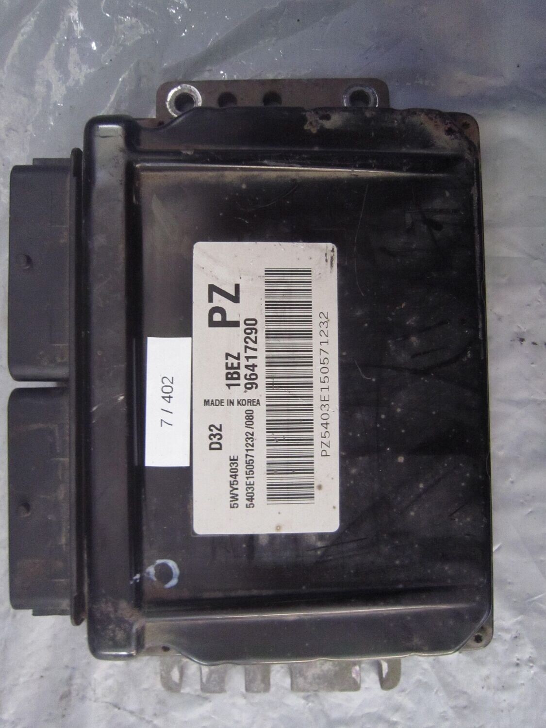 7-402 Centralina Motore Chevrolet 5WY5403E   96417290 1BEZ PZ  CHEVROLET BENZINA MATIZ