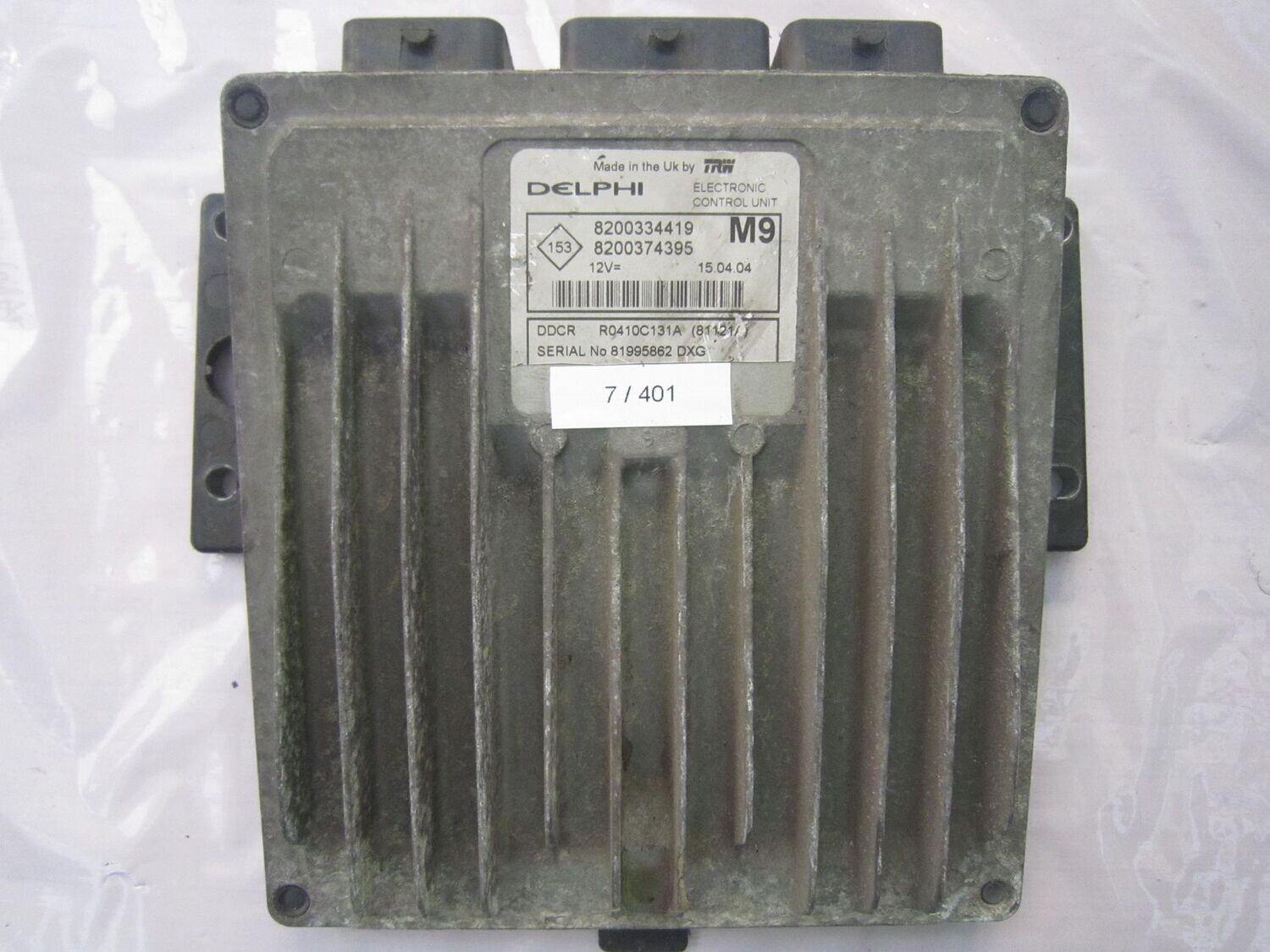 7-401 Centralina Motore Delphi R0410C131A   8200334419 8200374395 M9  NISSAN DIESEL MICRA