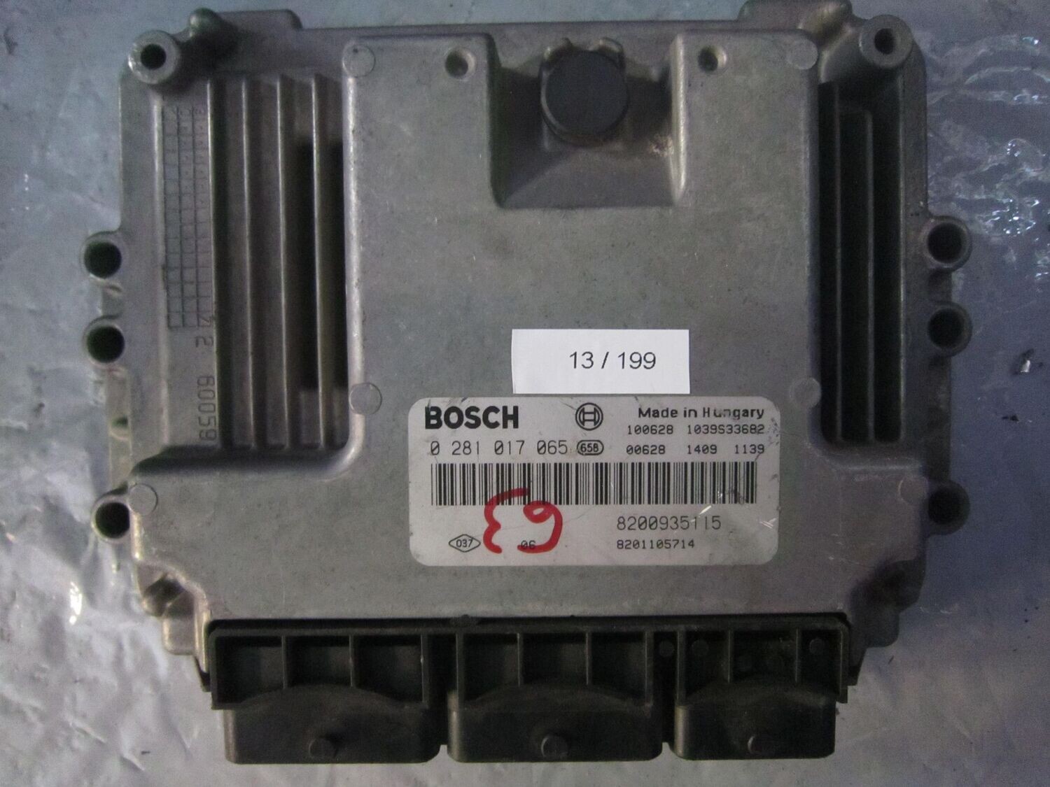 13-199 Centralina Motore Bosch 0 281 017 065 0281017065 8200935115 1039S33682 8201105714  OPEL Diesel VIVARO
