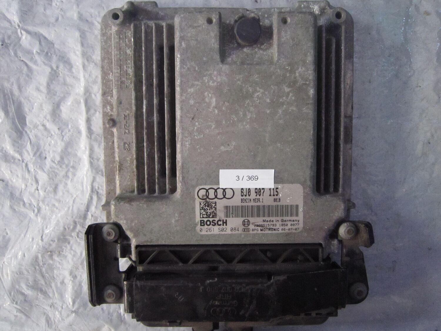 3-369 Centralina Motore Bosch 0 261 S02 084 0261S02084 8J0 907 115  1039S20358 MED9.1  AUDI BENZINA TT