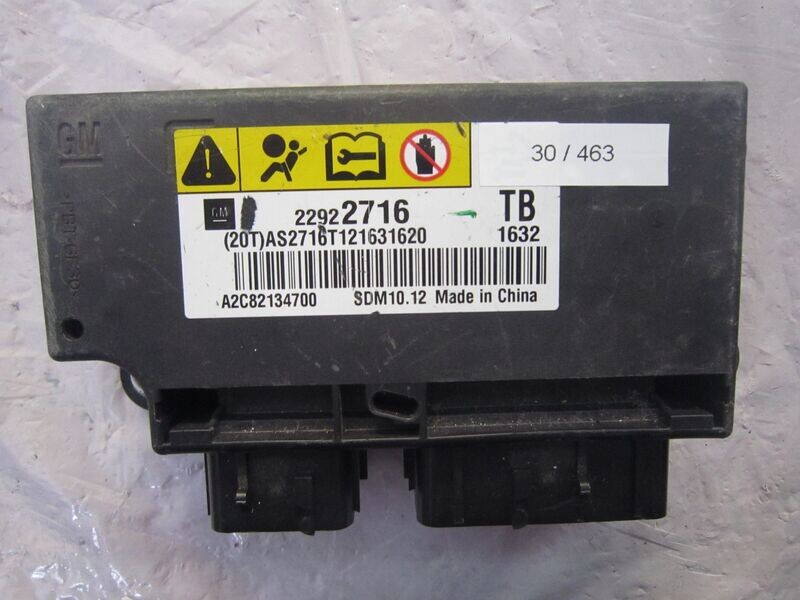 30-463 Centralina Airbag GM 22922716   A2C82134700 TB   CHEVROLET  AVEO