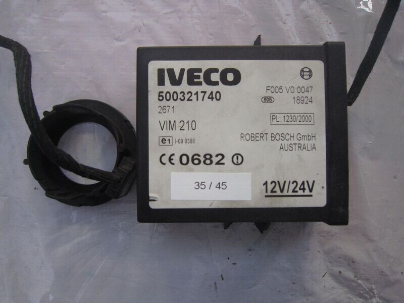 35-45 Centralina Immobilizer Iveco 500321740   F005 V0 0047 VIM 210 F005 V0 0089 500338989 IVECO  DAILY