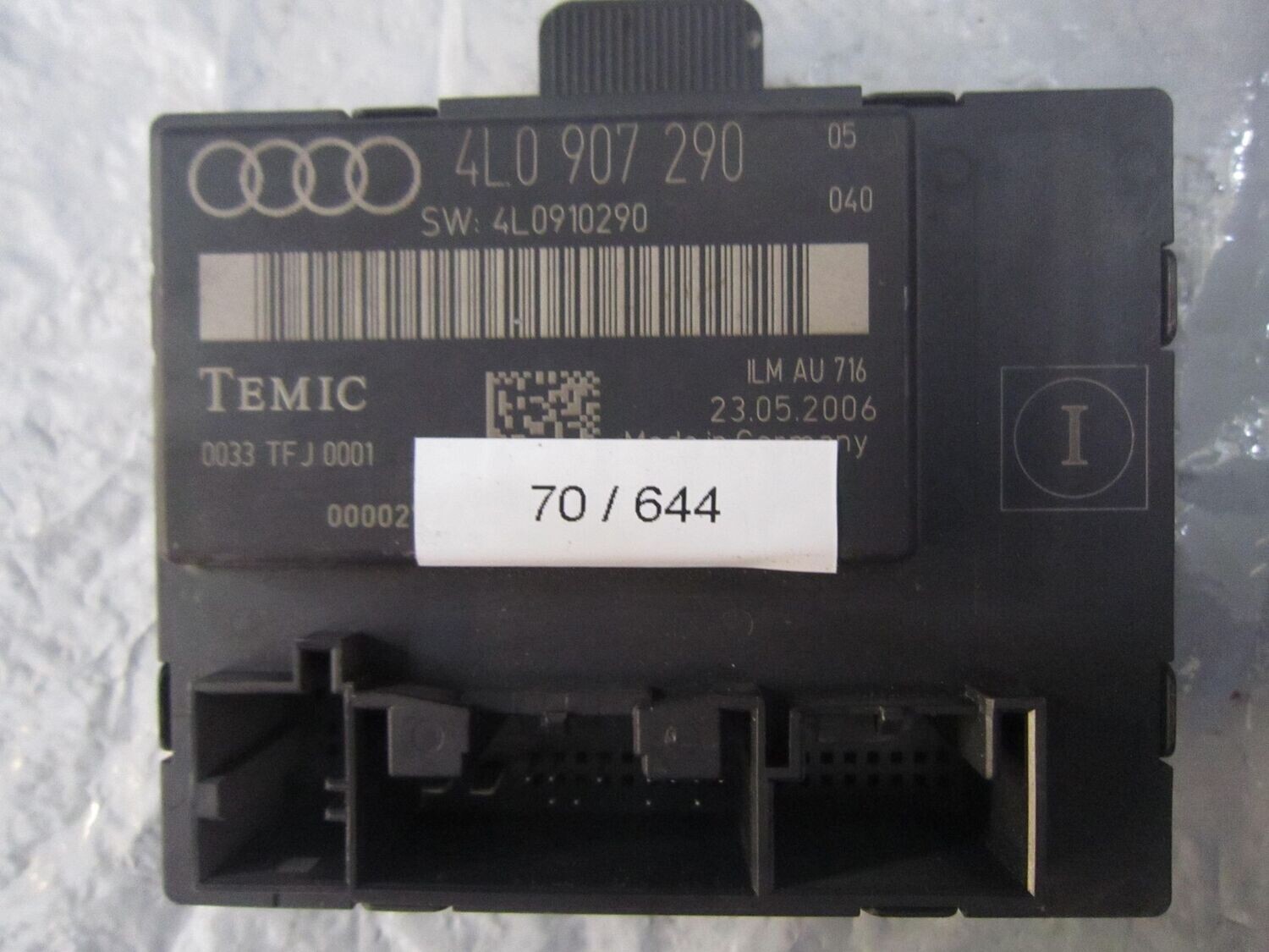 70-644 Modulo Di Controllo Temic 4L0 907 290 4L0907290 0033 TFJ 0001 SW : 4L0910290   AUDI  Q 7