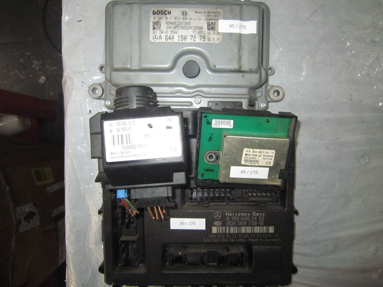 95-275 Kit Motore Mercedes 0 281 013 022 0281013022 A6401507279  CRA.43 A1695453432  5DK008728-13 1695451508 04156906  Q03 A1698200475 MERCEDES Diesel CLASSE A