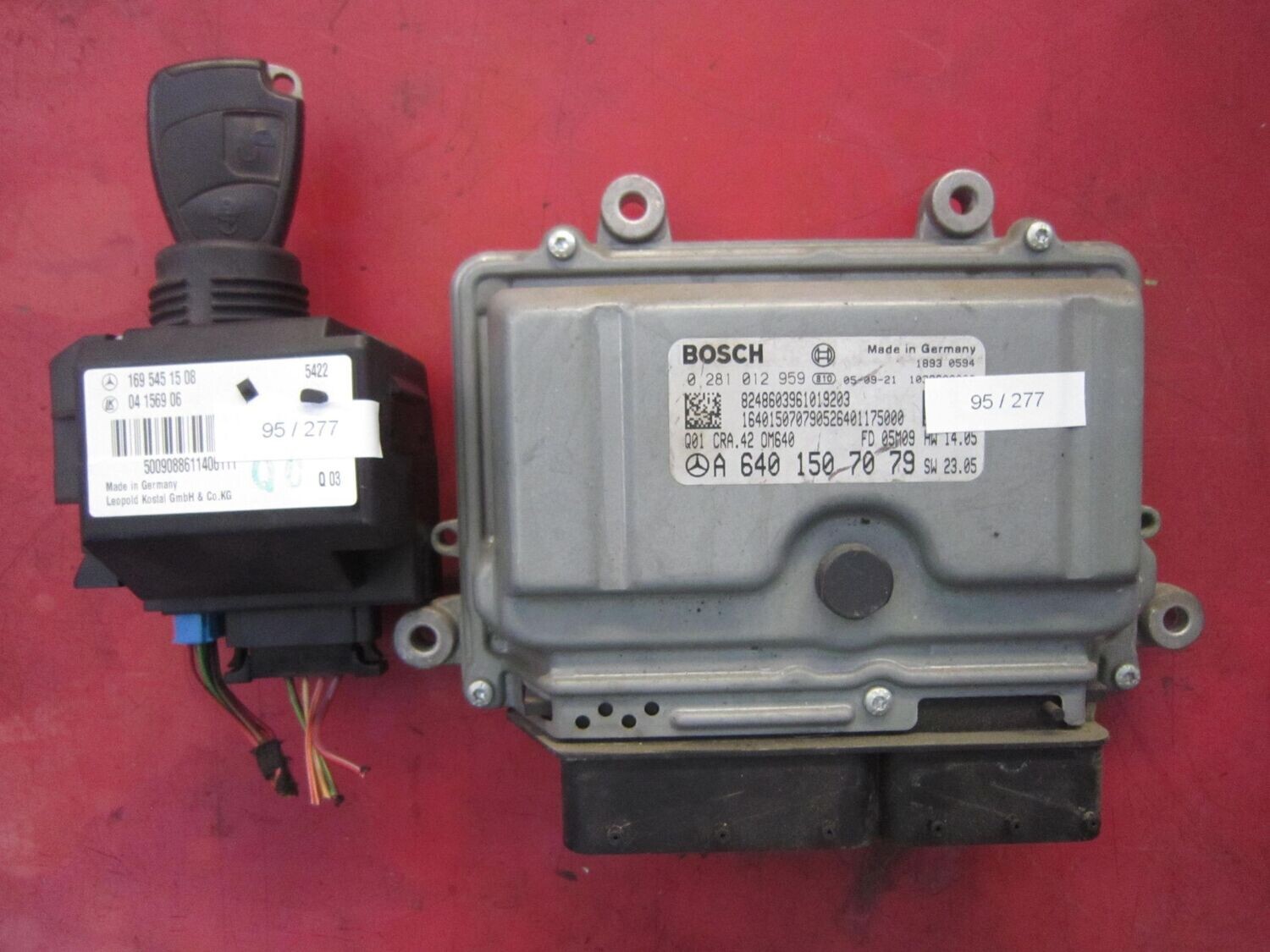 95-277 Kit Motore Mercedes 0 281 012 959 0281012959 A6401507079 1039S00000    CRA.42 169 545 15 08 04156906 MERCEDES Diesel CLASSE A