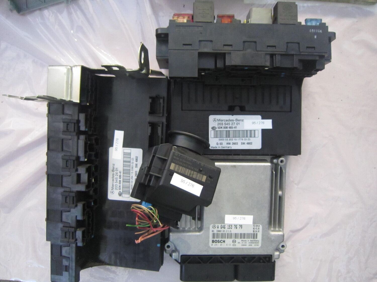 95-276 Kit Motore Mercedes 0 281 011 619 0281011619 A6461537679  CR3,13 5DK008485-41   2035452701 5DK008486-41   2035452401 A2095453108 MERCEDES Diesel CLASSE C