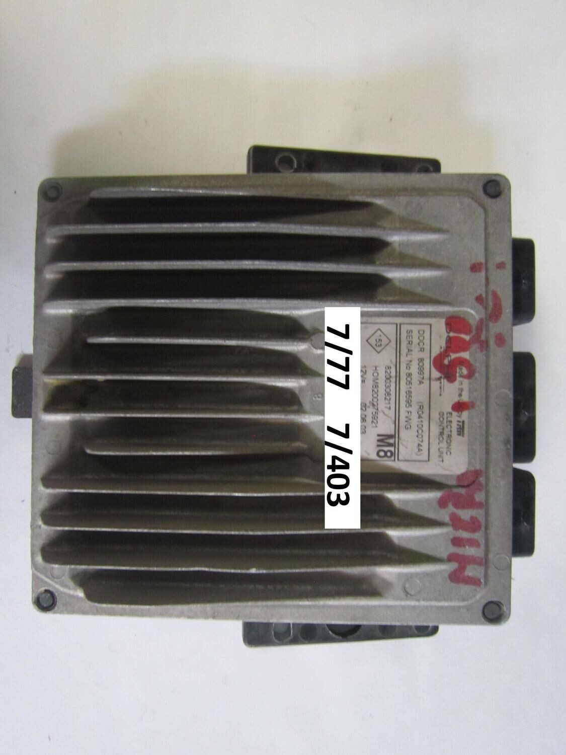 7-403 Centralina Motore Delphi R0410C074A   M8 8200308217 DDCR 80997A HOM8200275921 NISSAN DIESEL MICRA
