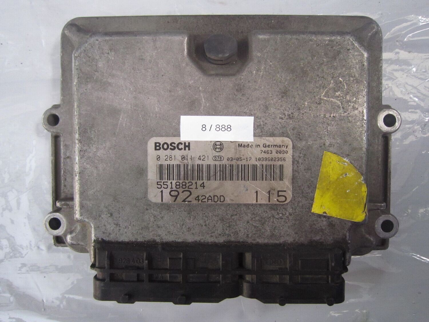 8-888 Centralina Motore Bosch 0 281 011 421 0281011421 55188214 1039S02356 19242ADD 115  FIAT Diesel STILO