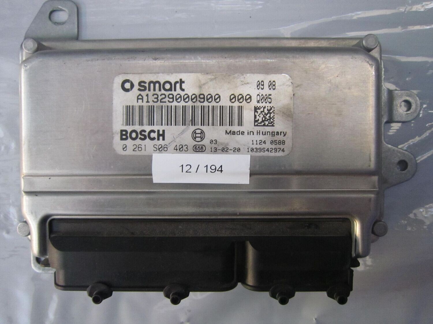 12-194 Centralina Motore Bosch 0 261 S06 403 0261S06403 A1329000900 000 1039S42974   SMART BENZINA 451