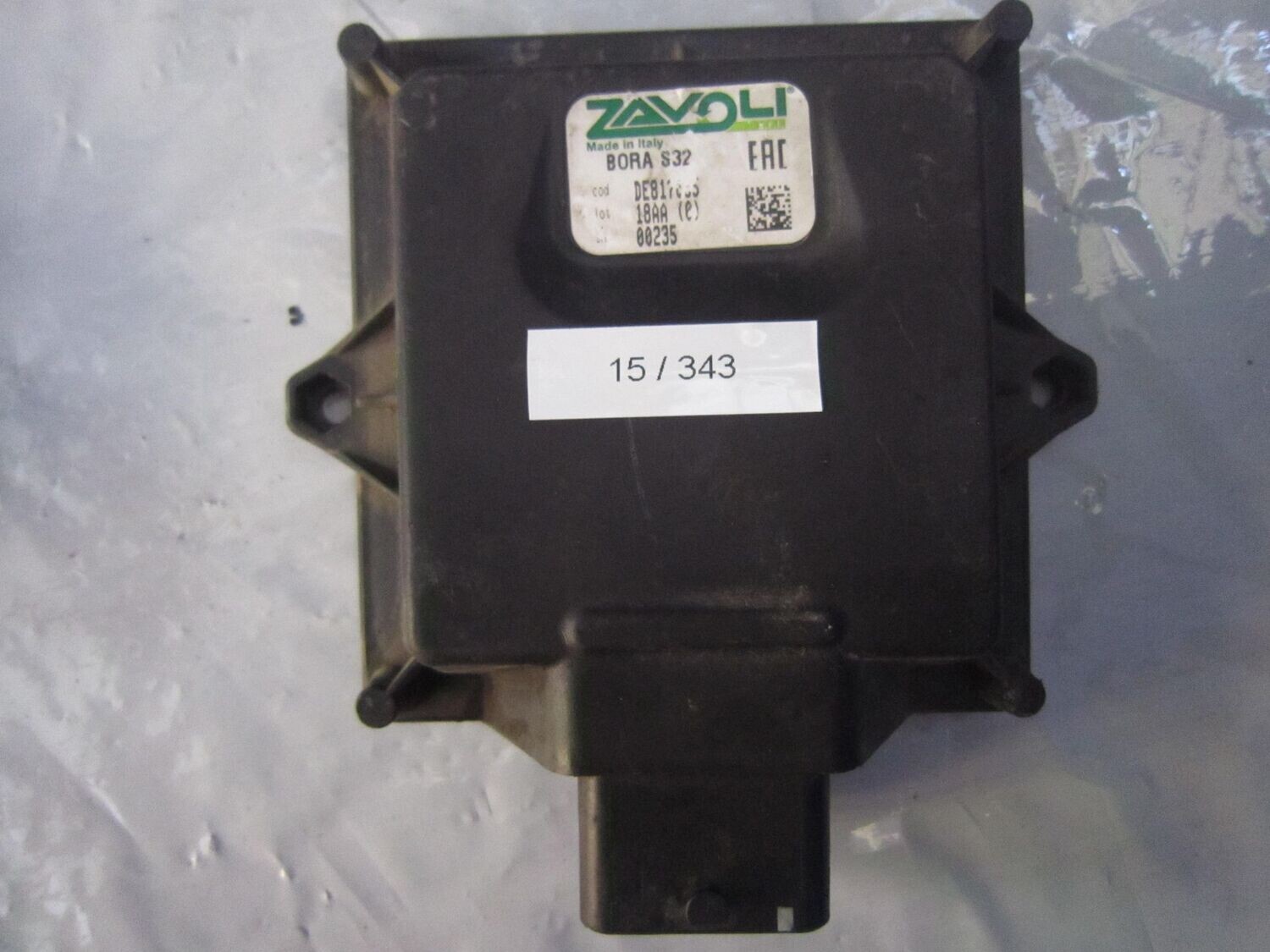 15-343 Centralina Gas Gpl Zavoli DE817085   BORA S32      BENZINA / GPL