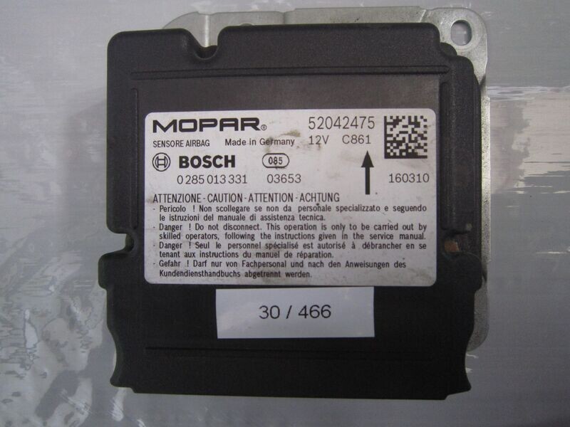 30-466 Centralina Airbag Mopar 0 285 013 331 0285013331 52042475    JEEP  RENEGADE