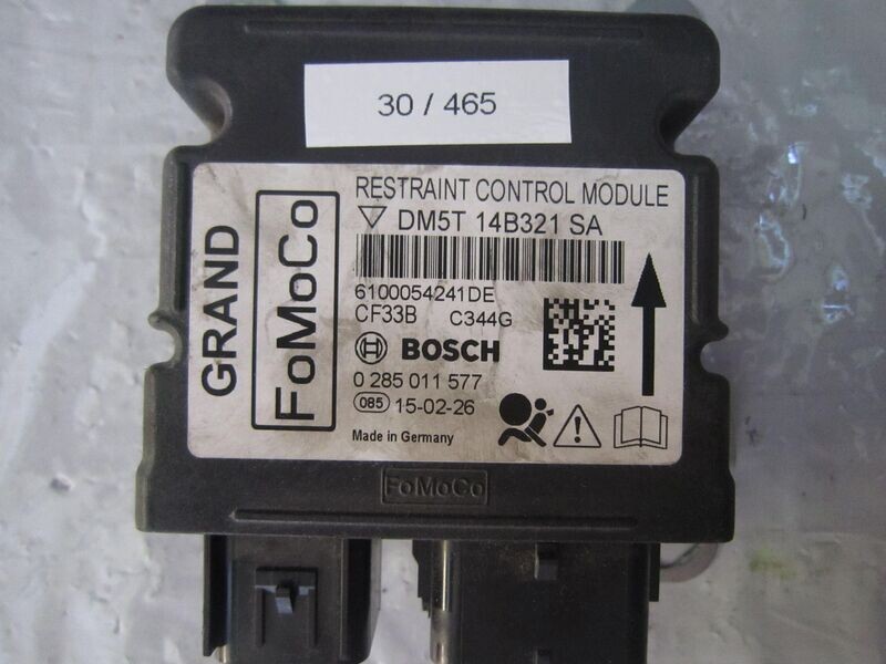 30-465 Centralina Airbag Bosch 0 285 011 577 0285011577 DM5T 14B321 SA    FORD  C-MAX
