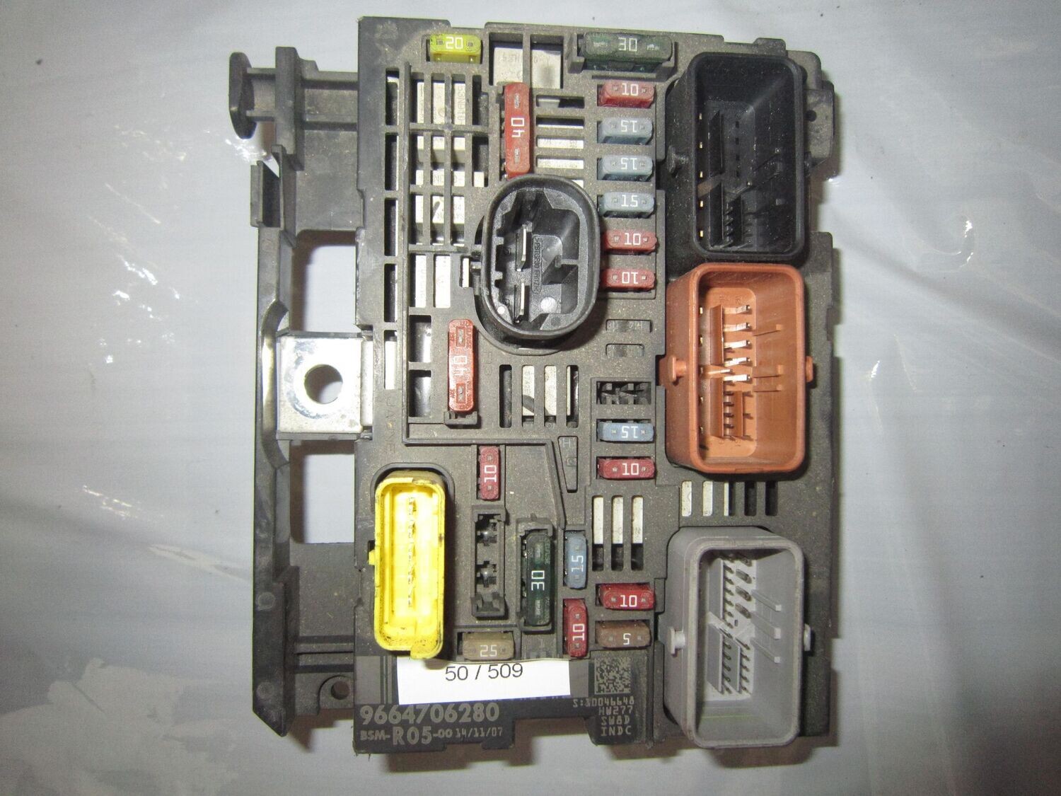 50-509 Body Computer Delphi 9664706280   BSM-R05 HW277 SW6D  CITROEN / PEUGEOT DIESEL VARIE