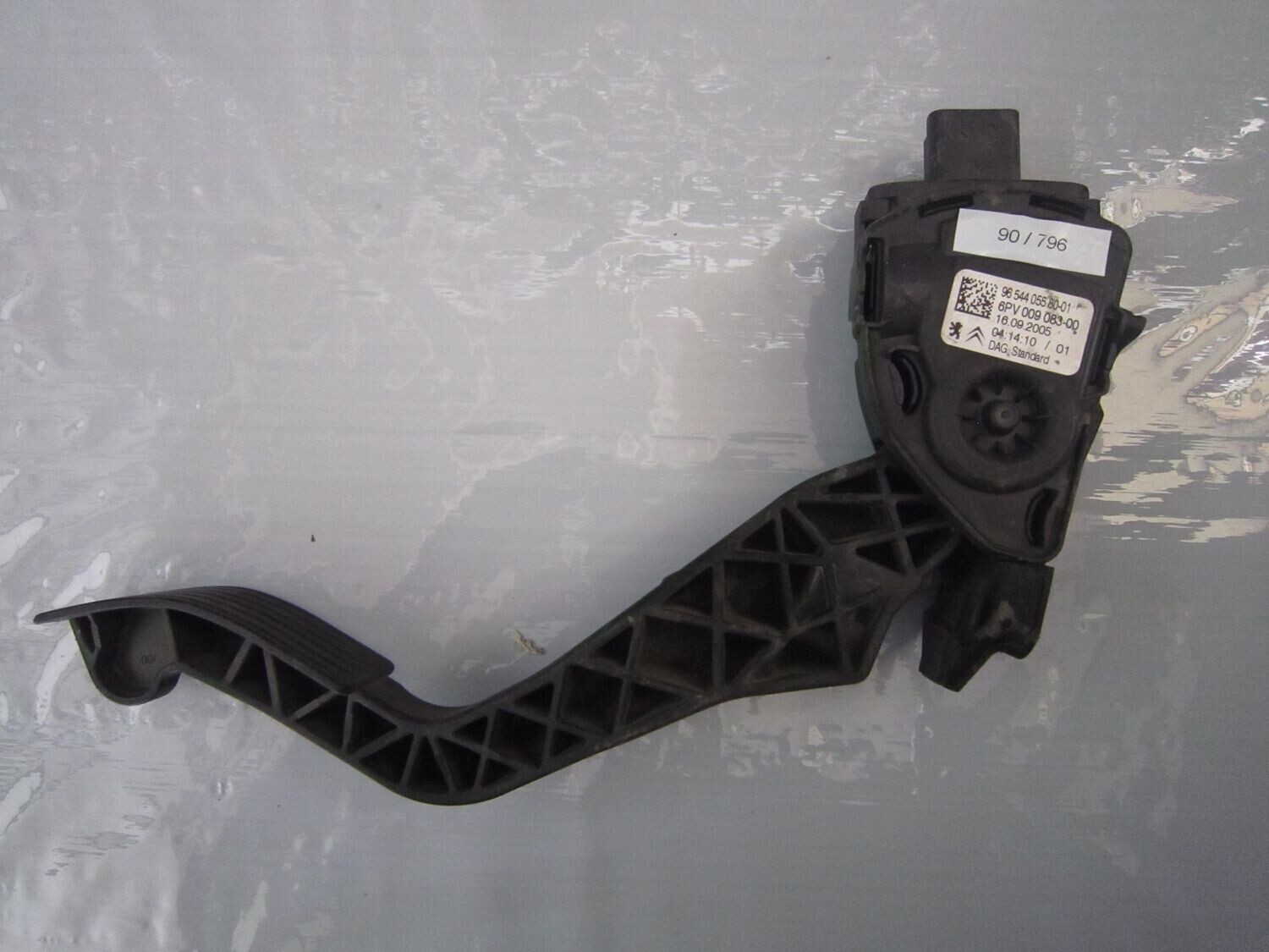 90-796 Pedale Acceleratore Citroen / Peugeot 96 544 055 80-01 965440558001 6PV009083-00    CITROEN / PEUGEOT  C 3