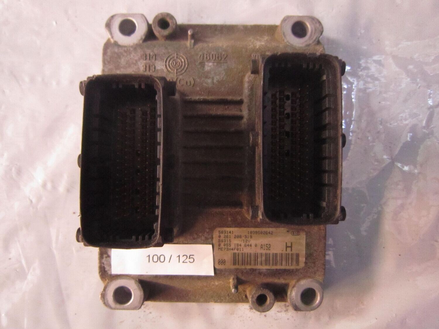 100-125 Centralina Motore Bosch 0 261 208 319 0261208319 583141 1039S02642    FIAT  Benzina PUNTO