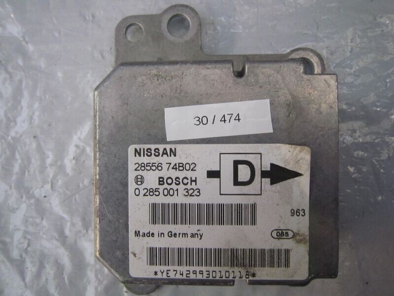 30-474 Centralina Airbag Bosch 0 285 001 323 0285001323 28556 74B02    NISSAN  MICRA