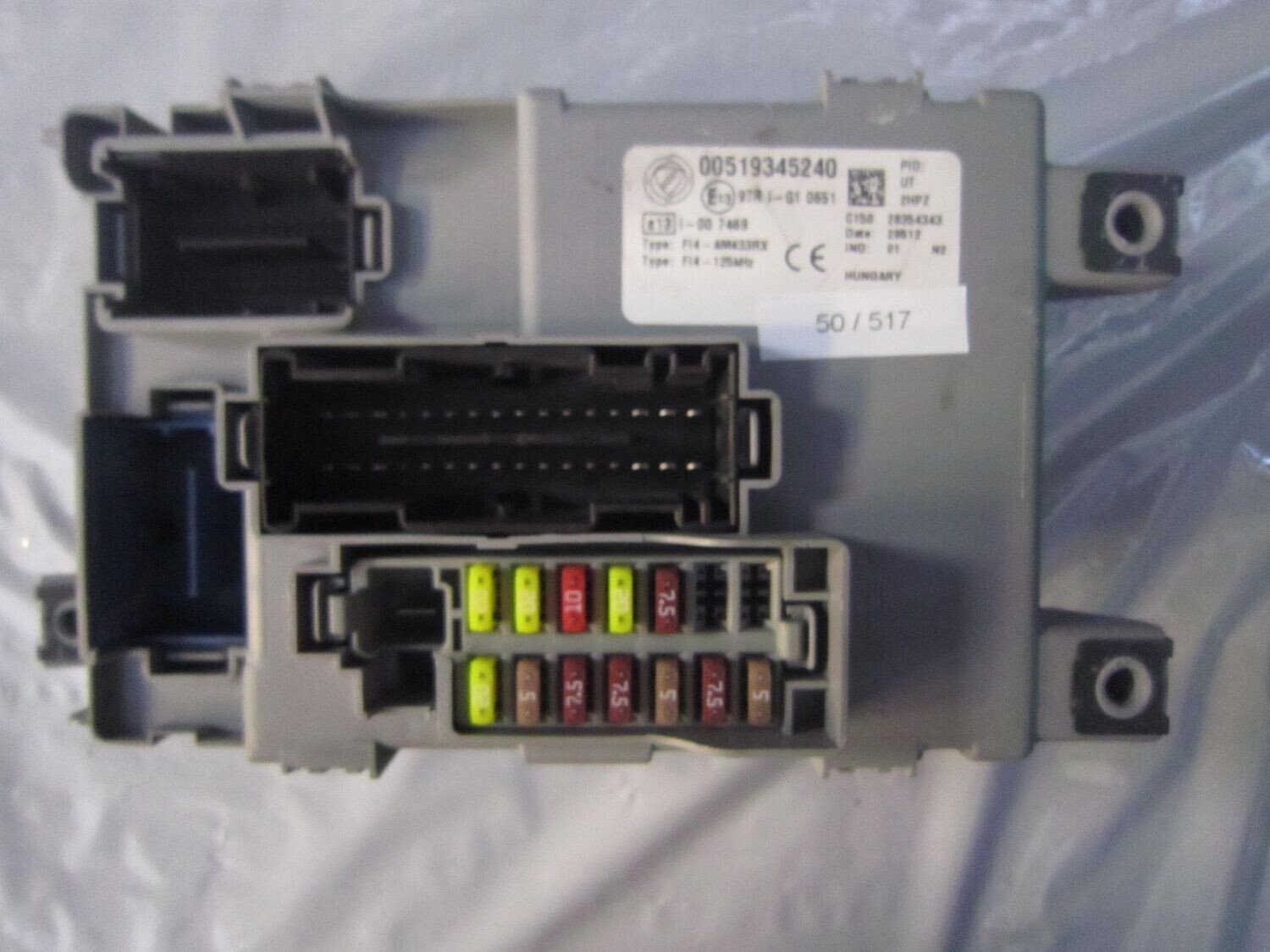 50-517 Body Computer Delphi 00519345240   28354343    FIAT BENZINA PANDA