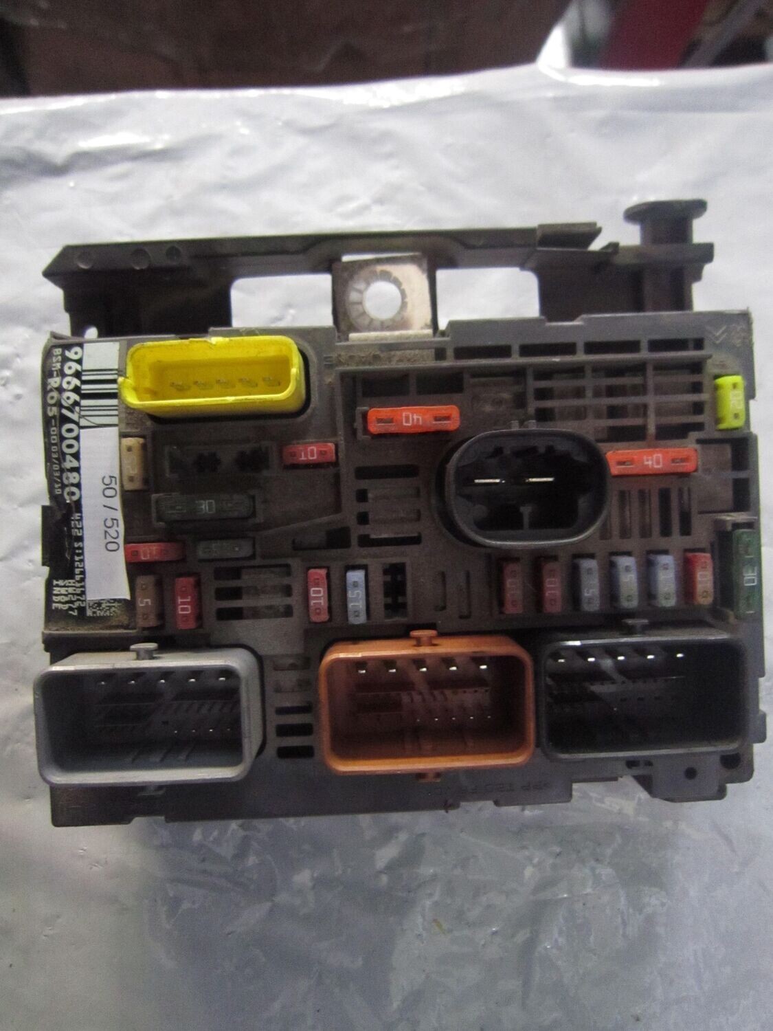 50-520 Body Computer Delphi 9666700480   BSM-R05 HW277 SW8D  CITROEN / PEUGEOT DIESEL VARIE