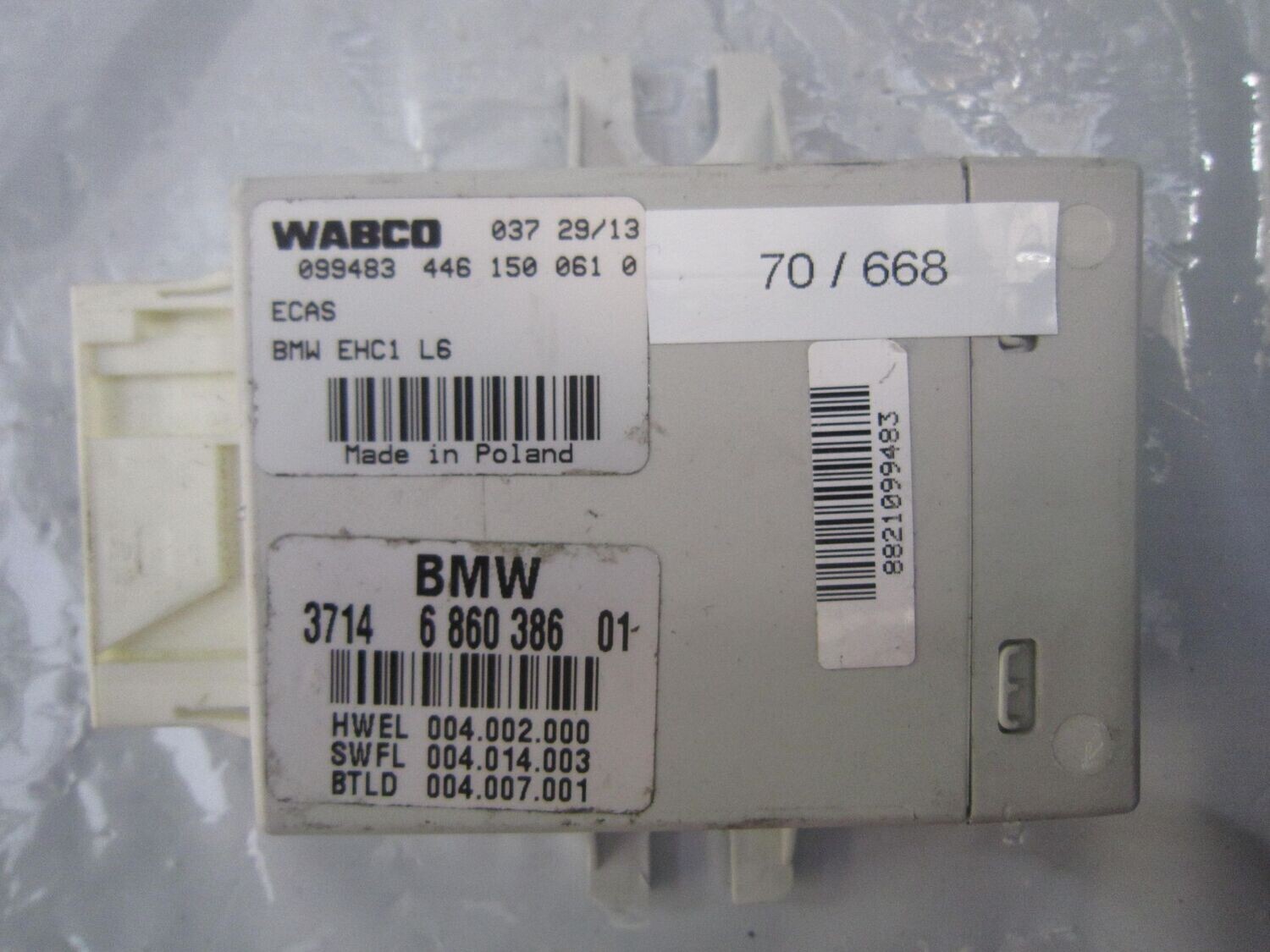 70-668 Modulo Sospensioni Wabco 3 860 386 01 386038601 446 150 061 0       BMW  VARIE