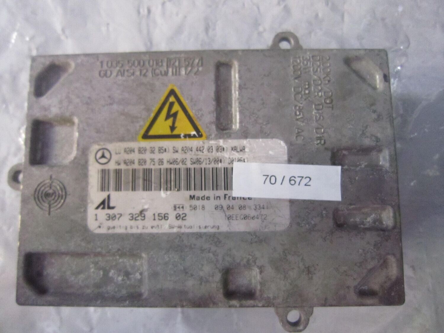 70-672 Centralina Fari Mercedes 1 307 329 156 02 130732915602 A2048203285 A2044420303 A2048207526  MERCEDES  VARIE
