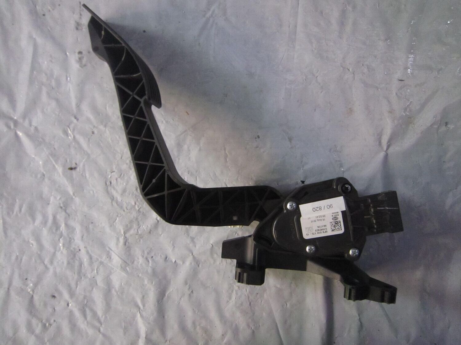 90-820 Pedale Acceleratore Hella KG 51942423   66177A 6PV 010 175-15   FIAT Diesel 500