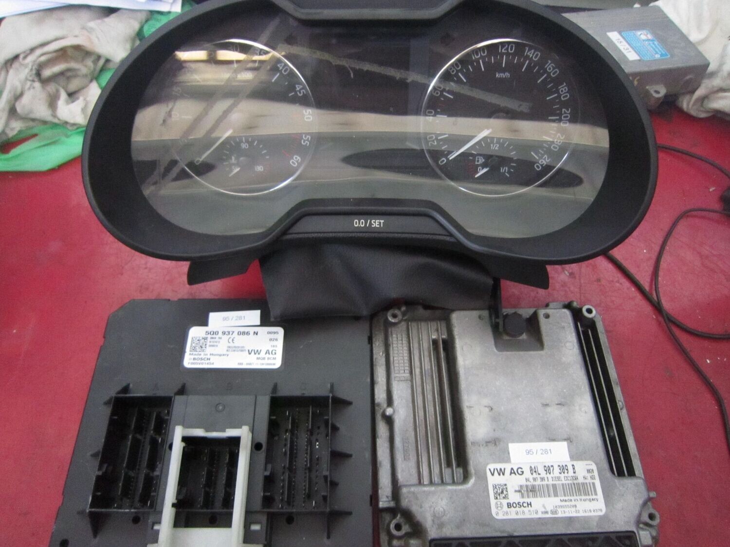 95-281 Kit Motore Skoda 0 281 018 510 0281018510 04L 907 309 B 500937086N   F005V01454 5E0.920.861.E  SKODA DIESEL OCTAVIA