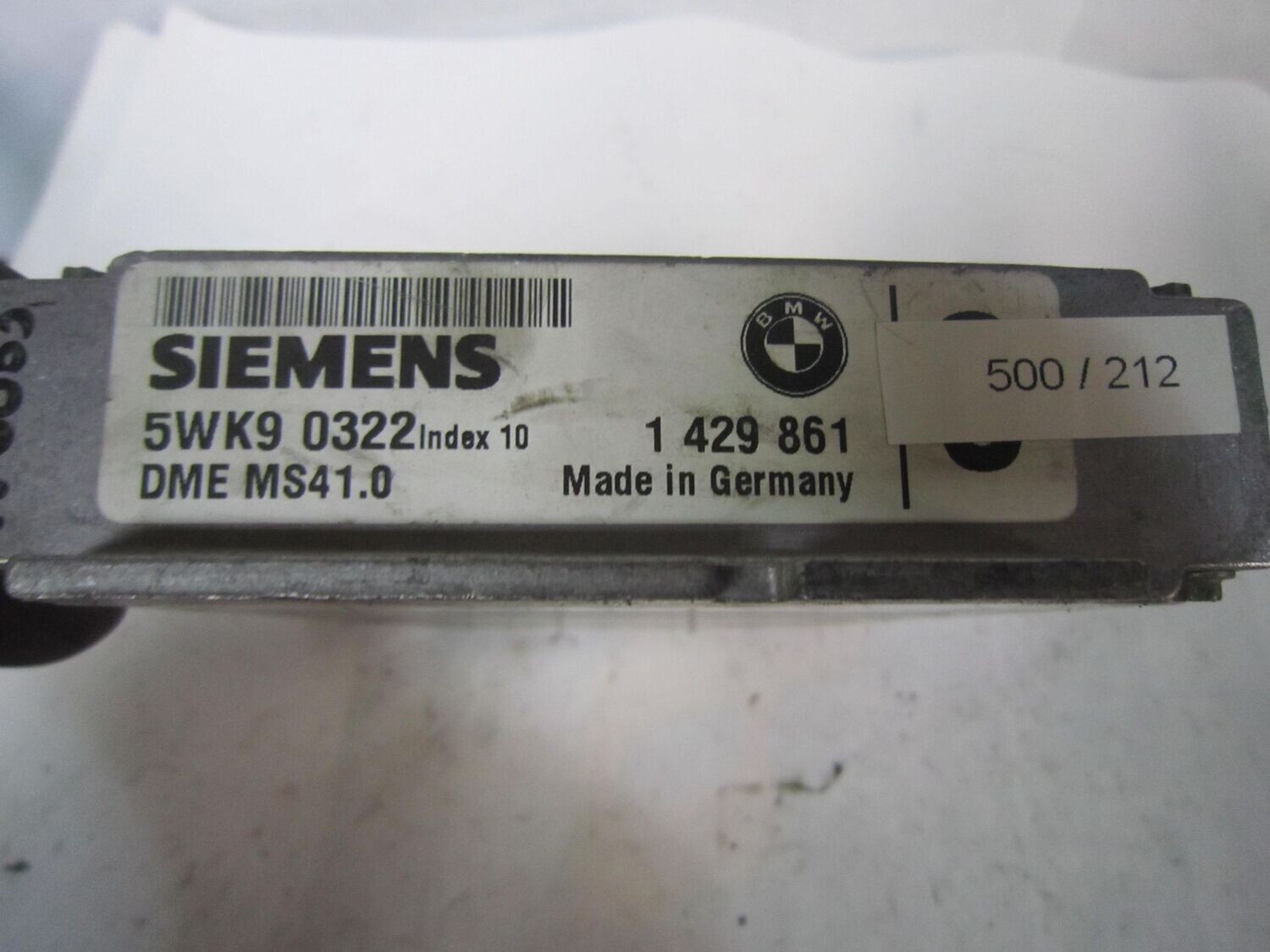 500-212 Centralina Motore Siemens 1711648   1 429 861 DME MS41.0 1711648  BMW DIESEL SERIE 5