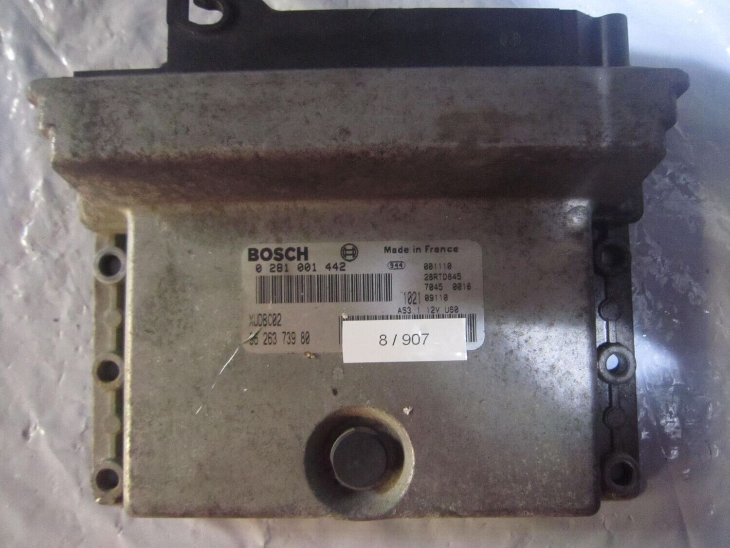 8-907 Centralina Motore Bosch 0 281 001 442 0281001442 96 263 739 80 28RTD845   FIAT Diesel SCUDO