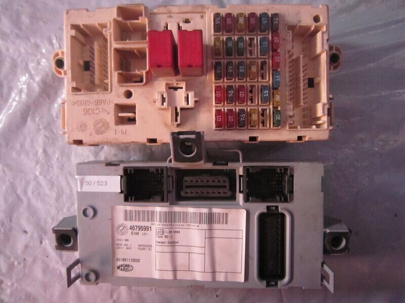 50-523 Body Computer Magneti Marelli 46795991   501861110020    FIAT Benzina PUNTO